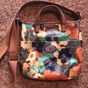 Fossil Floral Purse